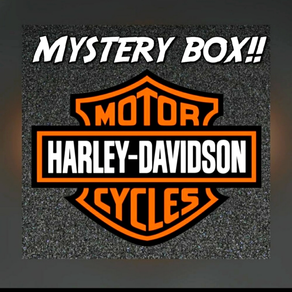 5lbs !!! Men's assorted harley Davidson box of shirts.